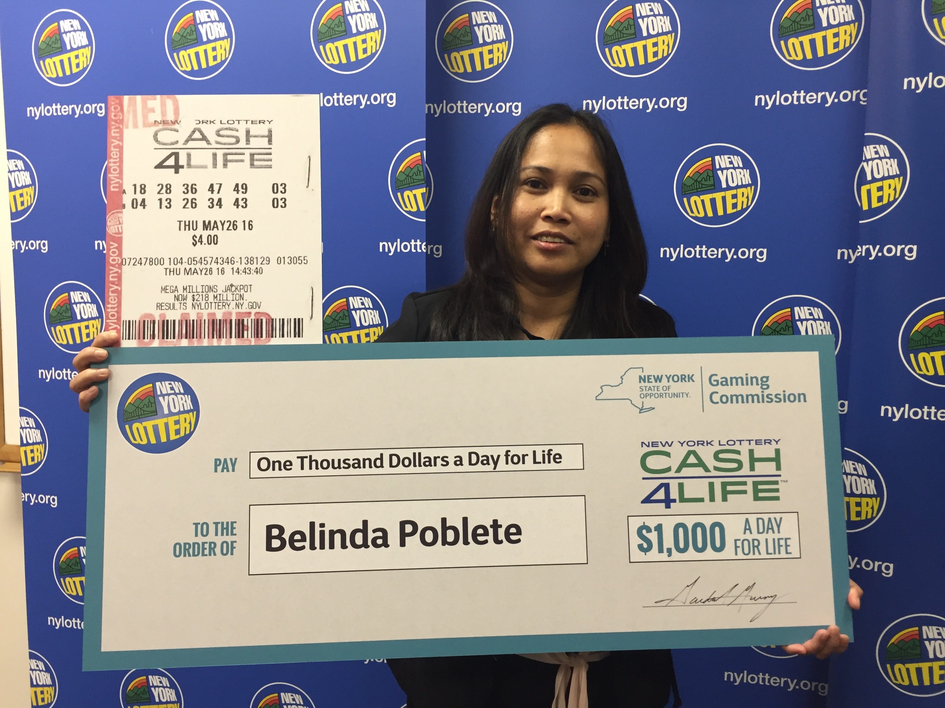 Belinda Poblete, Lottery $7 million 